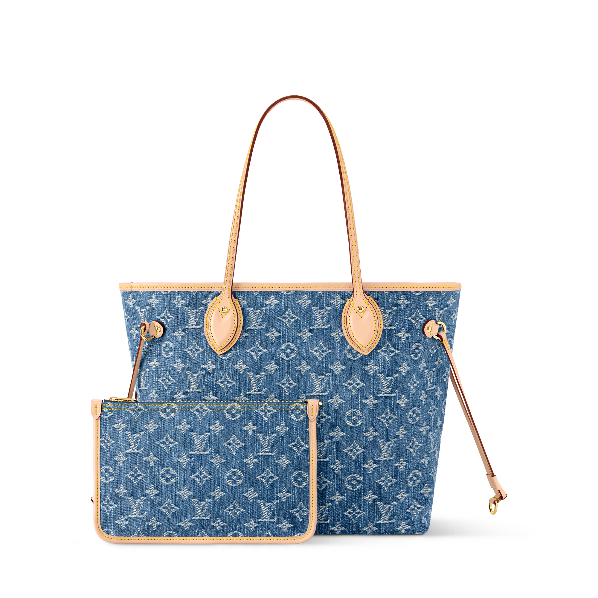 Neverfull MM Monogram Denim - Handbags | LOUIS VUITTON